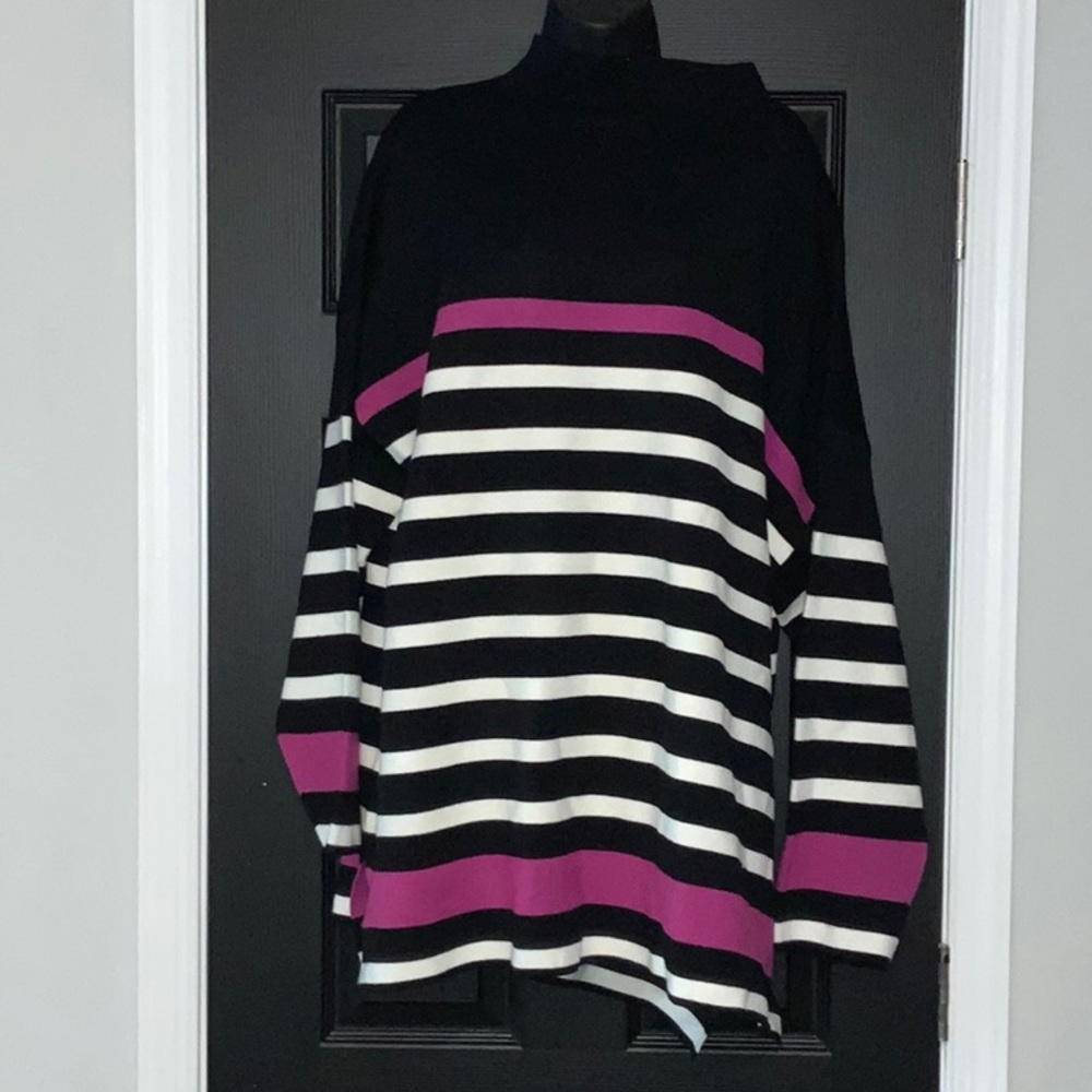 NWT Jones New York Mock Neck Sweater 3X XXXL Gorgeous 💎